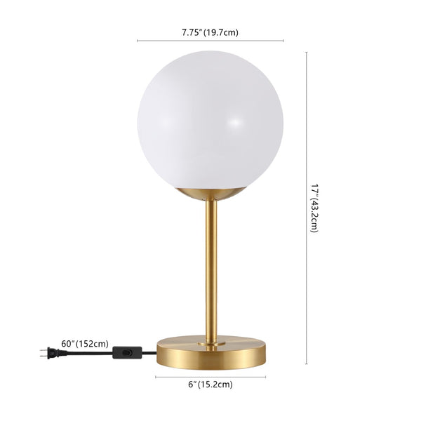 Safavieh GEMINI, 17 Inch Iron Table Lamp - Modern Accent Light for Stylish Living Rooms and Desks Gold TBL4291B