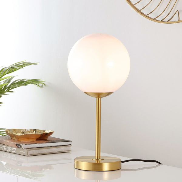 Safavieh GEMINI, 17 Inch Iron Table Lamp - Modern Accent Light for Stylish Living Rooms and Desks Gold TBL4291B