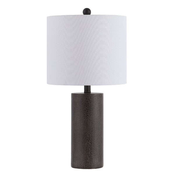 Safavieh NORI, 24-Inch Dark Grey Polyresin Table Lamp - Modern Sculptural Design for Home & Office Decor TBL4301A
