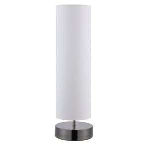 Safavieh WICK, 25.75-Inch Nickel Metal Table Lamp for Modern Decor - Minimalist Design & Ambient Lighting TBL4302A
