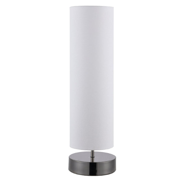 Safavieh WICK, 25.75-Inch Nickel Metal Table Lamp for Modern Decor - Minimalist Design & Ambient Lighting TBL4302A