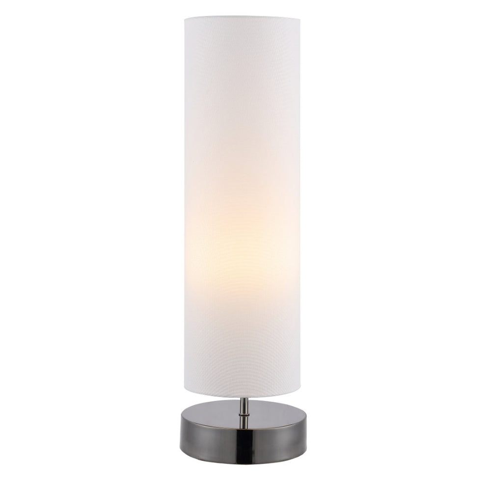 Safavieh WICK, 25.75-Inch Nickel Metal Table Lamp for Modern Decor - Minimalist Design & Ambient Lighting TBL4302A