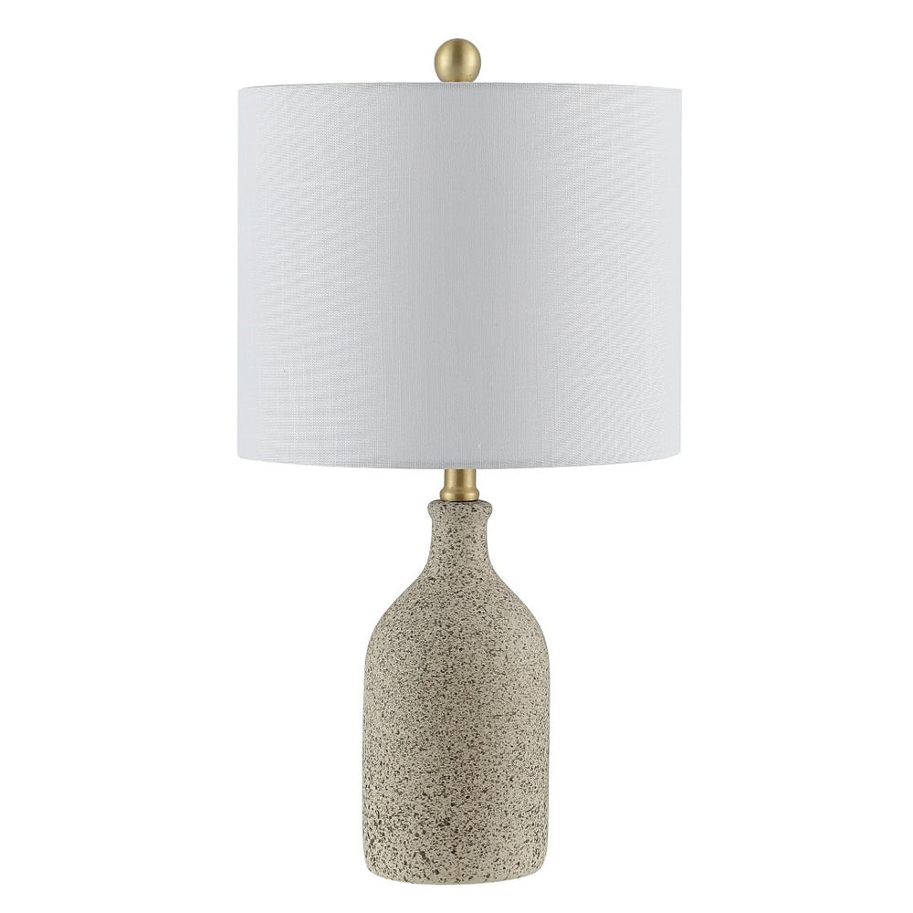 Safavieh GUNNAR, 23-Inch Grey Ceramic Table Lamp - Elegant Lighting for Modern Homes & Offices, Durable Design TBL4307A