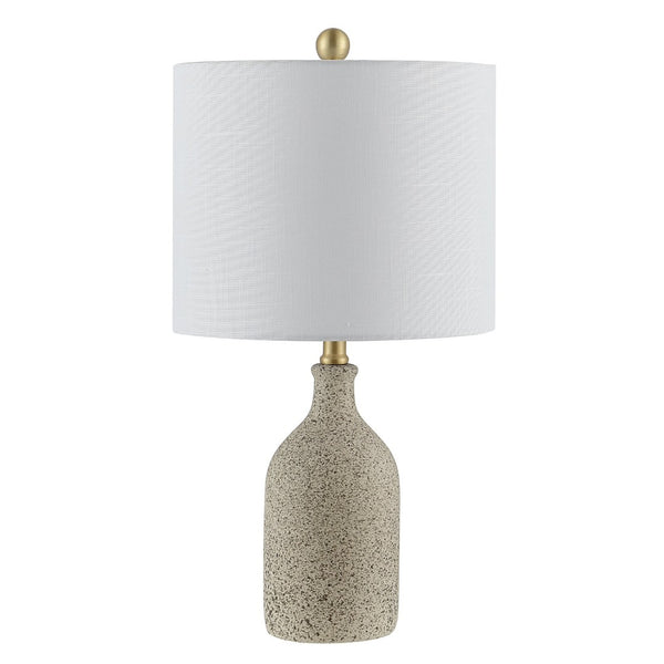 Safavieh GUNNAR, 23-Inch Grey Ceramic Table Lamp - Elegant Lighting for Modern Homes & Offices, Durable Design TBL4307A