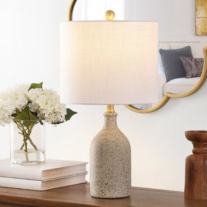 Safavieh GUNNAR, 23-Inch Grey Ceramic Table Lamp - Elegant Lighting for Modern Homes & Offices, Durable Design TBL4307A