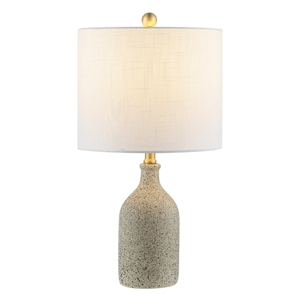 Safavieh GUNNAR, 23-Inch Grey Ceramic Table Lamp - Elegant Lighting for Modern Homes & Offices, Durable Design TBL4307A