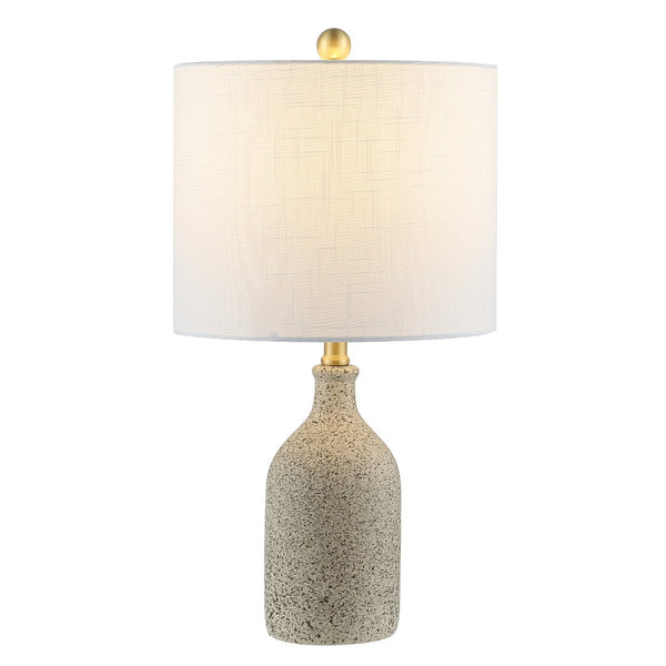 Safavieh GUNNAR, 23-Inch Grey Ceramic Table Lamp - Elegant Lighting for Modern Homes & Offices, Durable Design TBL4307A