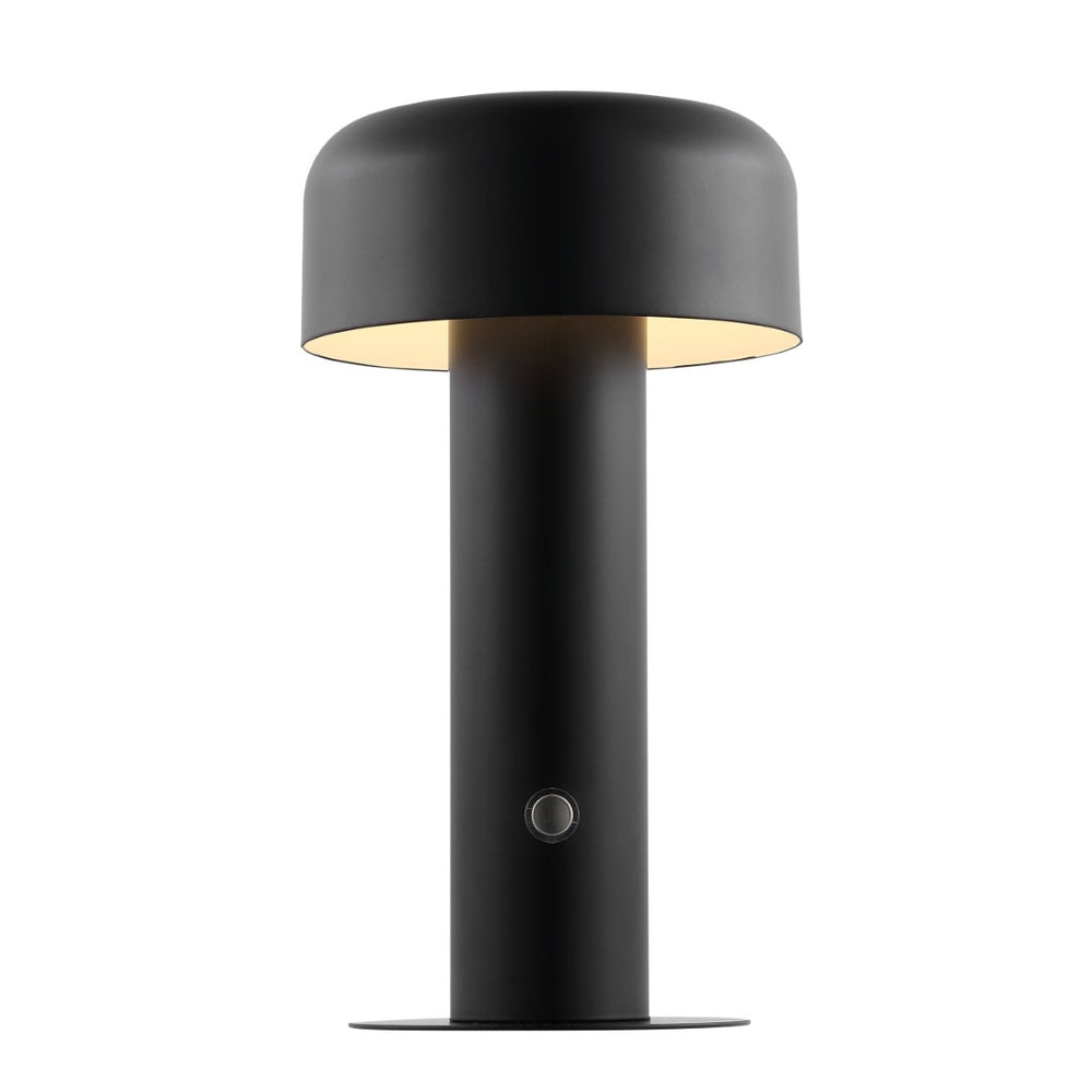 Safavieh MAYELLA, 11-Inch Black Rechargeable LED Table Lamp for Modern Spaces - Stylish & Portable Lighting Solution TBL4313A