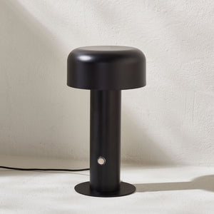 Safavieh MAYELLA, 11-Inch Black Rechargeable LED Table Lamp for Modern Spaces - Stylish & Portable Lighting Solution TBL4313A