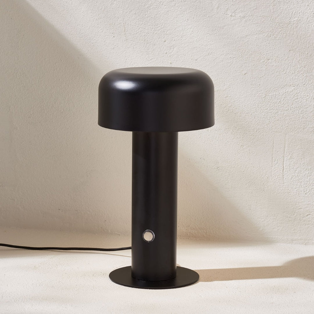 Safavieh MAYELLA, 11-Inch Black Rechargeable LED Table Lamp for Modern Spaces - Stylish & Portable Lighting Solution TBL4313A