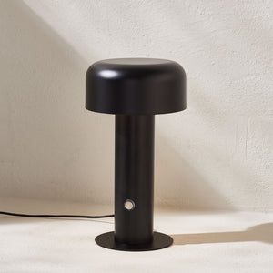 Safavieh MAYELLA, 11-Inch Black Rechargeable LED Table Lamp for Modern Spaces - Stylish & Portable Lighting Solution TBL4313A