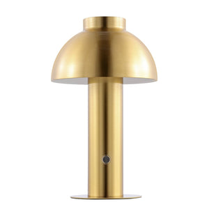 Safavieh NIARA, Modern Rechargeable LED Table Lamp for Home & Office – Elegant Design, Versatile Lighting Solution Brass TBL4315A
