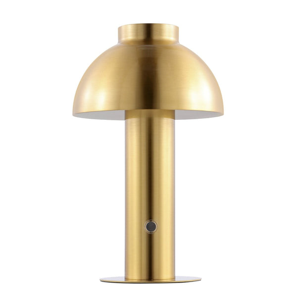 Safavieh NIARA, Modern Rechargeable LED Table Lamp for Home & Office – Elegant Design, Versatile Lighting Solution Brass TBL4315A