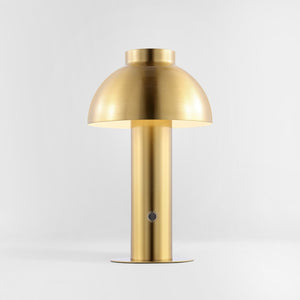 Safavieh NIARA, Modern Rechargeable LED Table Lamp for Home & Office – Elegant Design, Versatile Lighting Solution Brass TBL4315A