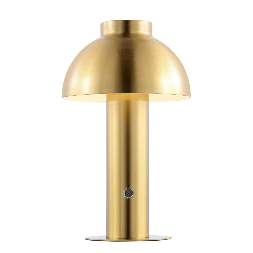 Safavieh NIARA, Modern Rechargeable LED Table Lamp for Home & Office – Elegant Design, Versatile Lighting Solution Brass TBL4315A