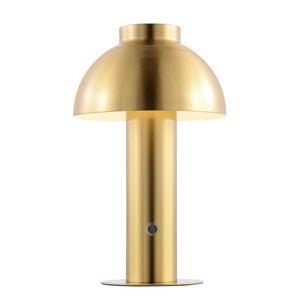 Safavieh NIARA, Modern Rechargeable LED Table Lamp for Home & Office – Elegant Design, Versatile Lighting Solution Brass TBL4315A
