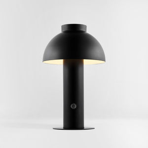 Safavieh NIARA, Modern Rechargeable LED Table Lamp for Home & Office – Elegant Design, Versatile Lighting Solution Black TBL4315B