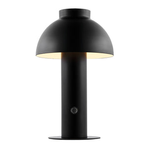 Safavieh NIARA, Modern Rechargeable LED Table Lamp for Home & Office – Elegant Design, Versatile Lighting Solution Black TBL4315B