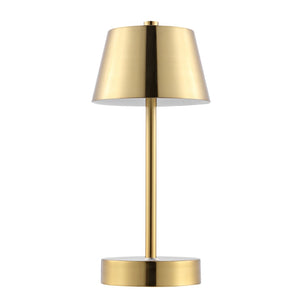 Safavieh LAITA, 11 INCH RECHARGEABLE LED TABLE LAMP - Modern Elegant Design for Any Room's Ambiance and Style Brass TBL4316B