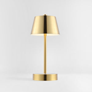Safavieh LAITA, 11 INCH RECHARGEABLE LED TABLE LAMP - Modern Elegant Design for Any Room's Ambiance and Style Brass TBL4316B