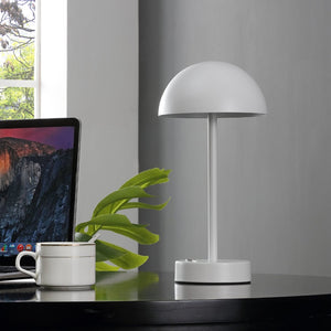 Safavieh HELENE, 12-Inch Rechargeable LED Table Lamp in White Iron - Modern Design for Home & Office Use TBL4317A