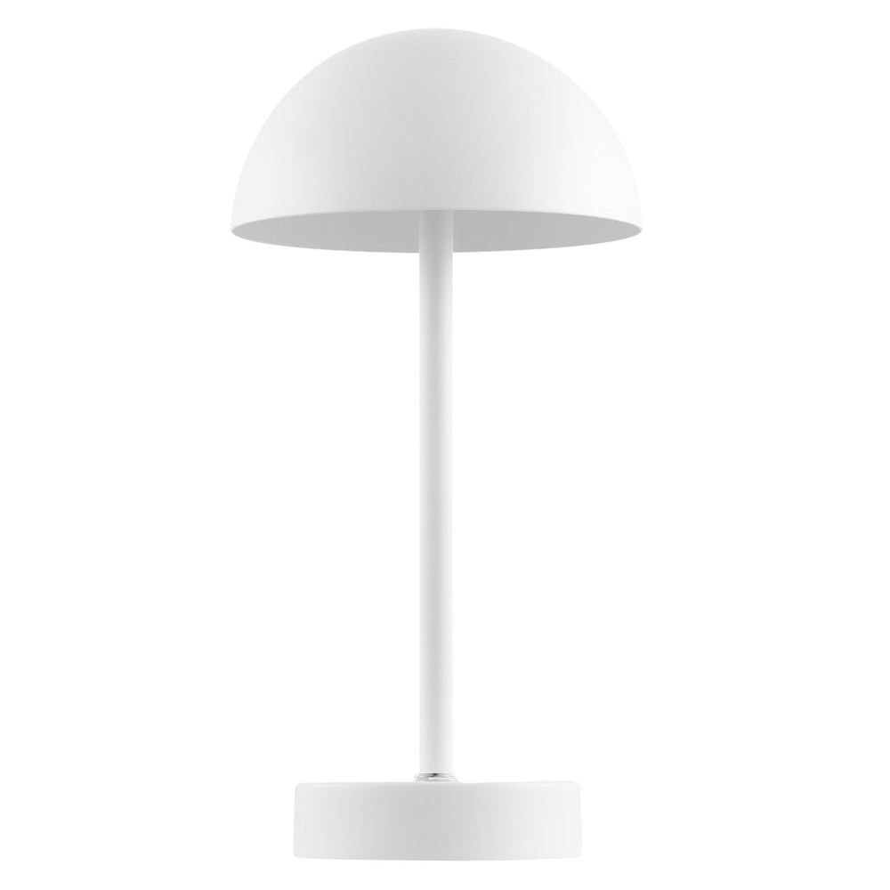 Safavieh HELENE, 12-Inch Rechargeable LED Table Lamp in White Iron - Modern Design for Home & Office Use TBL4317A