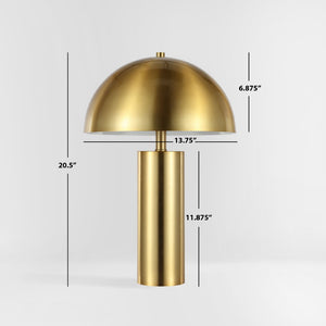 Safavieh IRIA, 20.4-Inch Gold Table Lamp - Modern Design for Cozy Illumination in Bedrooms and Offices TBL4319A