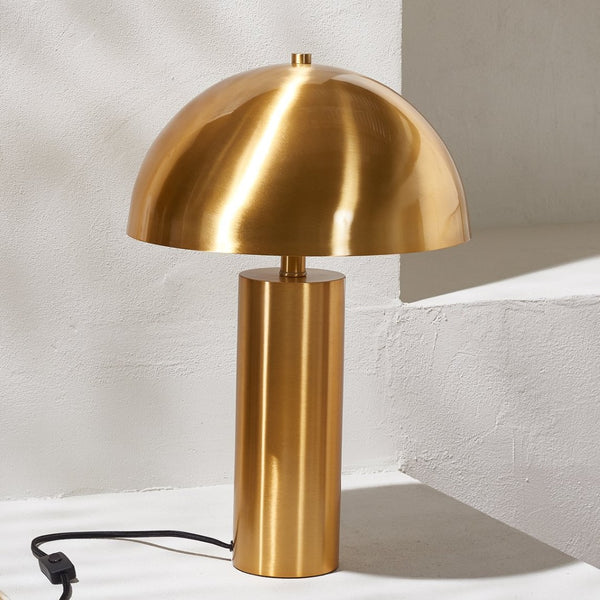 Safavieh IRIA, 20.4-Inch Gold Table Lamp - Modern Design for Cozy Illumination in Bedrooms and Offices TBL4319A