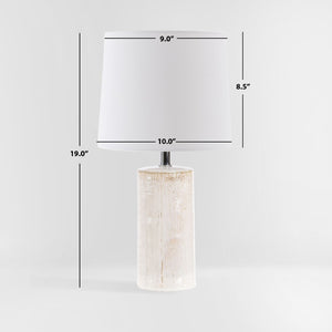 Safavieh JONIE, Elegant 19-Inch Ivory Ceramic Table Lamp Set of 2 for Modern Home Décor and Soft Illumination TBL4335B-SET2