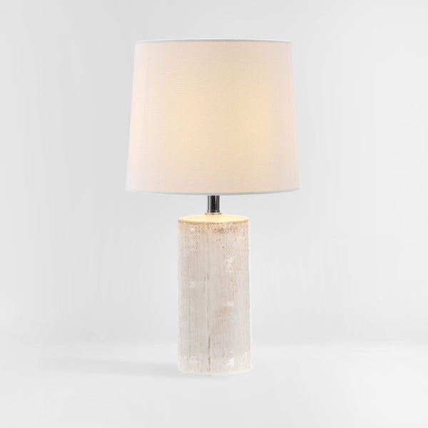 Safavieh JONIE, Elegant 19-Inch Ivory Ceramic Table Lamp Set of 2 for Modern Home Décor and Soft Illumination TBL4335B-SET2