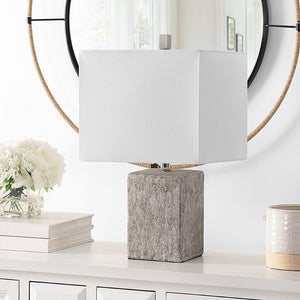 Safavieh JAXON, Elegant Grey Ceramic Table Lamp Set of 2 – Timeless Design for Living Rooms & Bedside Use TBL4337A-SET2