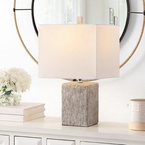 Safavieh JAXON, Elegant Grey Ceramic Table Lamp Set of 2 – Timeless Design for Living Rooms & Bedside Use TBL4337A-SET2