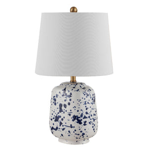Safavieh GREYON, GREYON Navy Blue Ceramic Table Lamp - 23 Inch Elegant Design for Living Rooms, Bedrooms & Offices TBL4341A