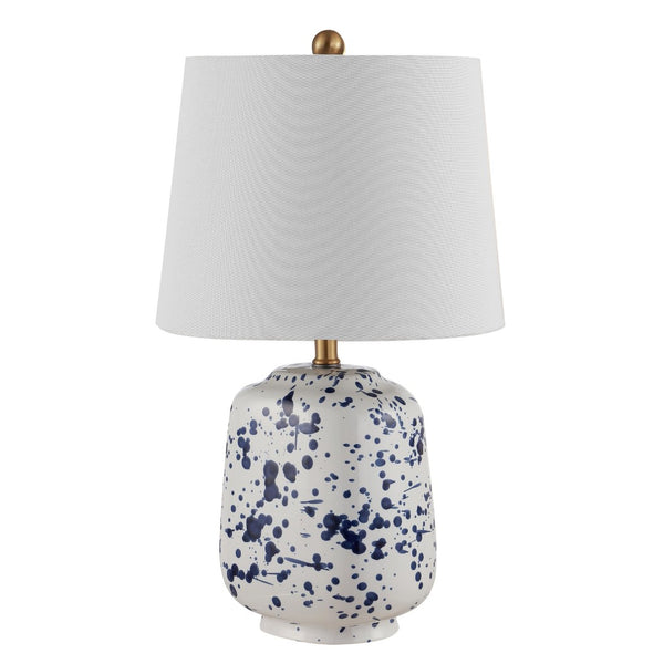 Safavieh GREYON, GREYON Navy Blue Ceramic Table Lamp - 23 Inch Elegant Design for Living Rooms, Bedrooms & Offices TBL4341A