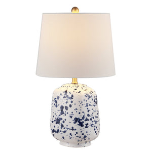 Safavieh GREYON, GREYON Navy Blue Ceramic Table Lamp - 23 Inch Elegant Design for Living Rooms, Bedrooms & Offices TBL4341A