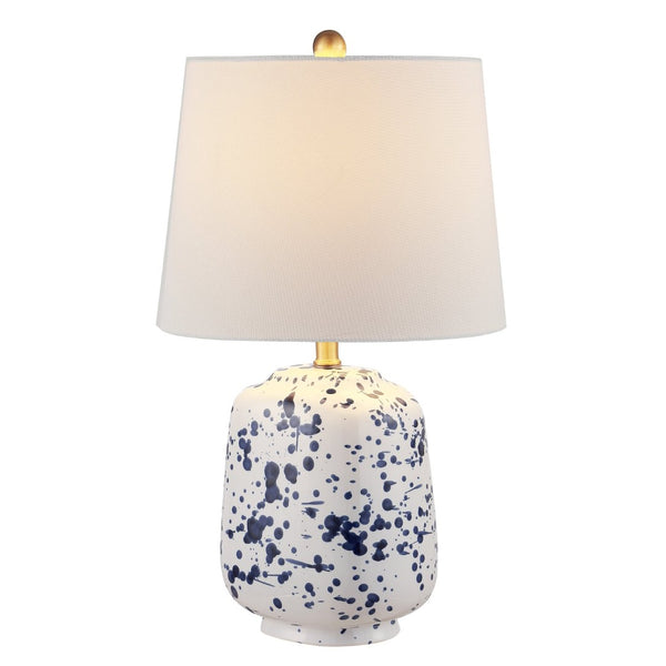 Safavieh GREYON, GREYON Navy Blue Ceramic Table Lamp - 23 Inch Elegant Design for Living Rooms, Bedrooms & Offices TBL4341A