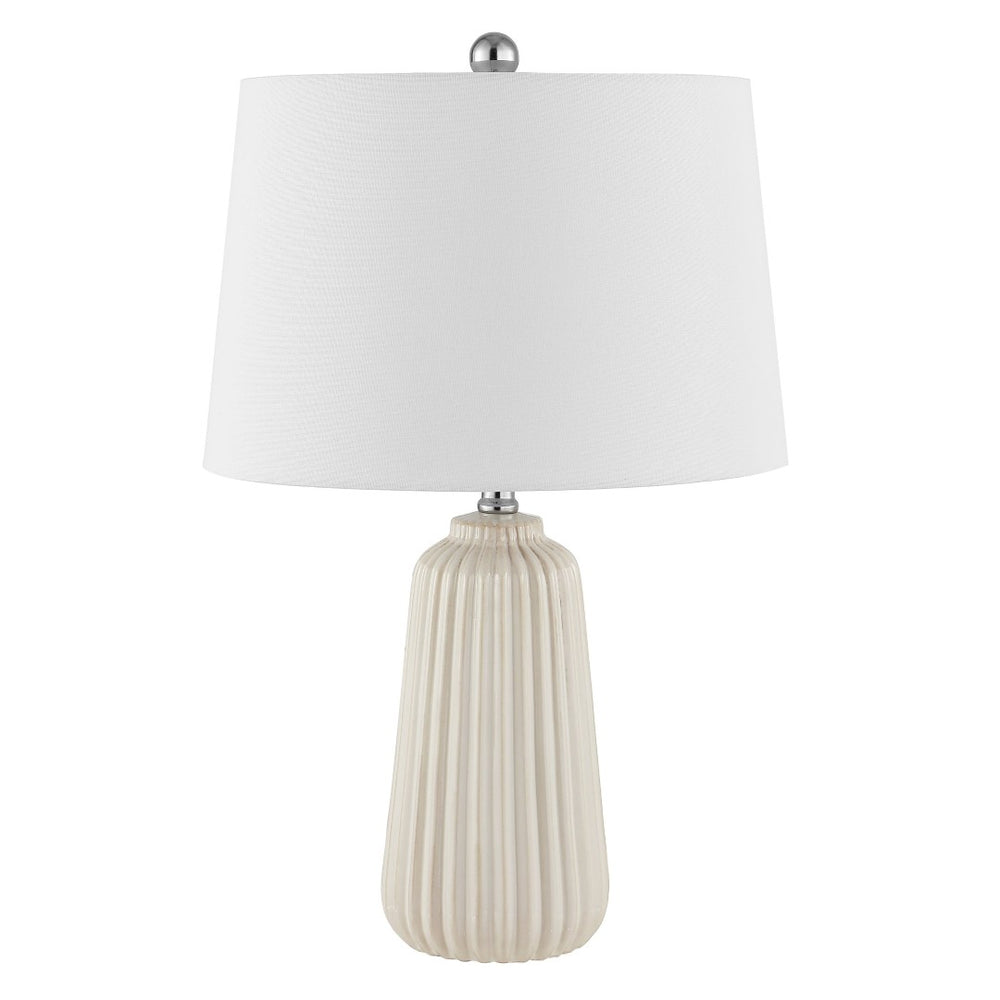 Safavieh SAWYER, 24-INCH CERAMIC TABLE LAMP - Timeless Design for Home Décor, Perfect for Any Room Style Ivory TBL4344A