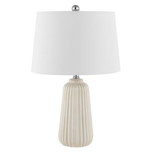 Safavieh SAWYER, 24-INCH CERAMIC TABLE LAMP - Timeless Design for Home Décor, Perfect for Any Room Style Ivory TBL4344A