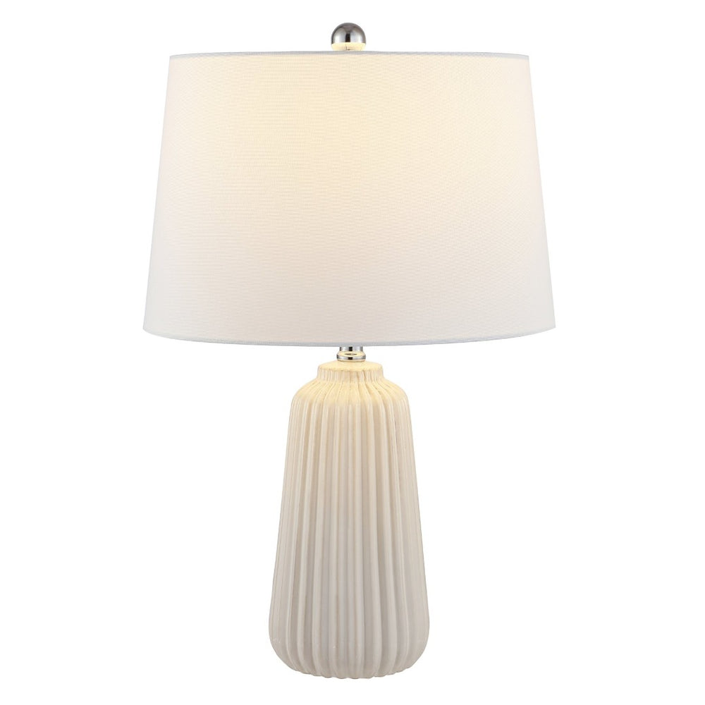 Safavieh SAWYER, 24-INCH CERAMIC TABLE LAMP - Timeless Design for Home Décor, Perfect for Any Room Style Ivory TBL4344A