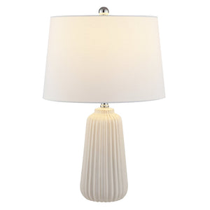 Safavieh SAWYER, 24-INCH CERAMIC TABLE LAMP - Timeless Design for Home Décor, Perfect for Any Room Style Ivory TBL4344A
