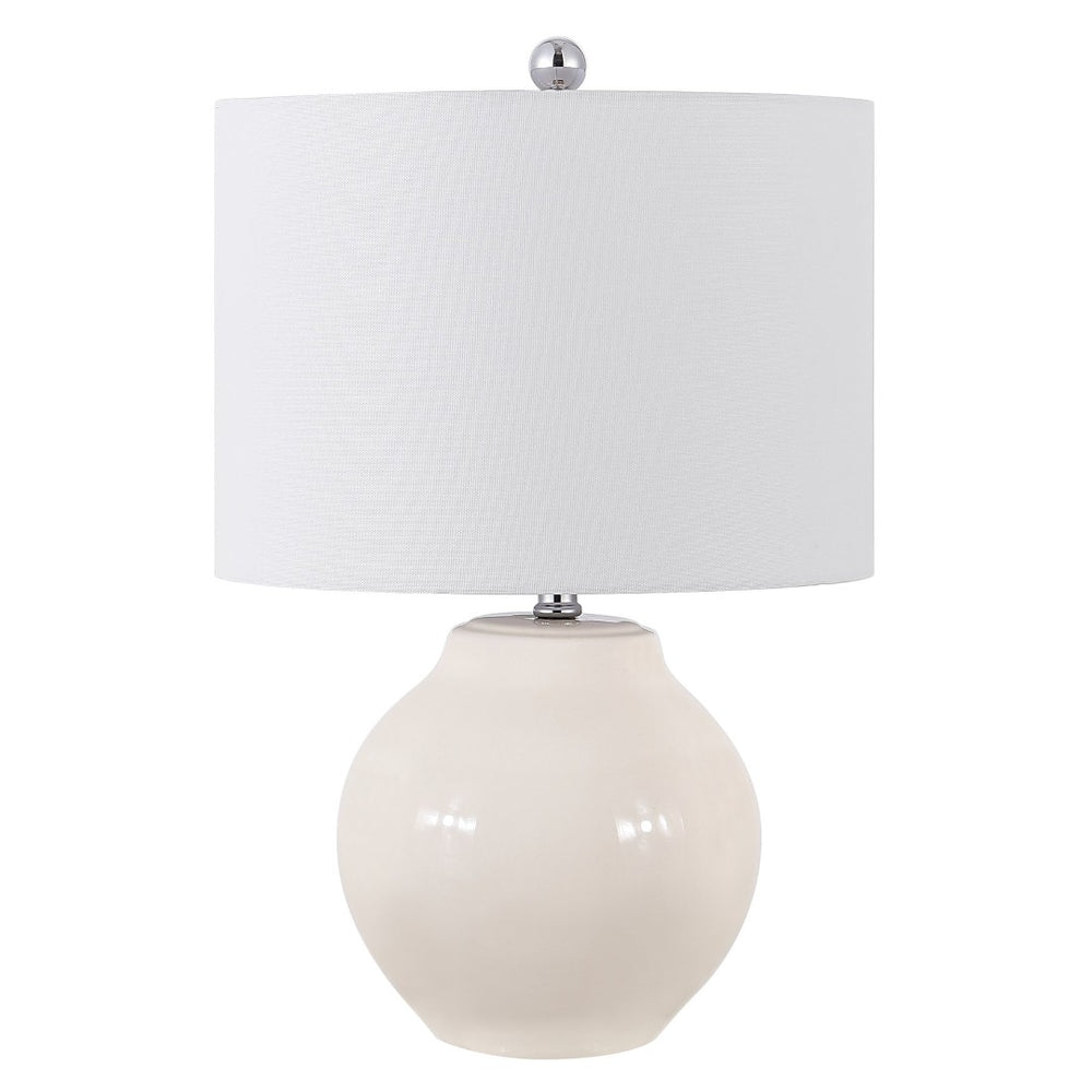 Safavieh ZAID, Elegant 21.5 Inch Ivory Ceramic Table Lamp for Timeless Décor in Any Room or Office Space TBL4348A