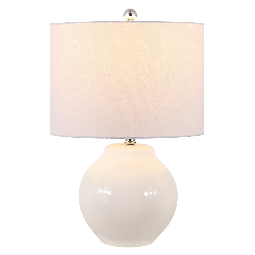 Safavieh ZAID, Elegant 21.5 Inch Ivory Ceramic Table Lamp for Timeless Décor in Any Room or Office Space TBL4348A