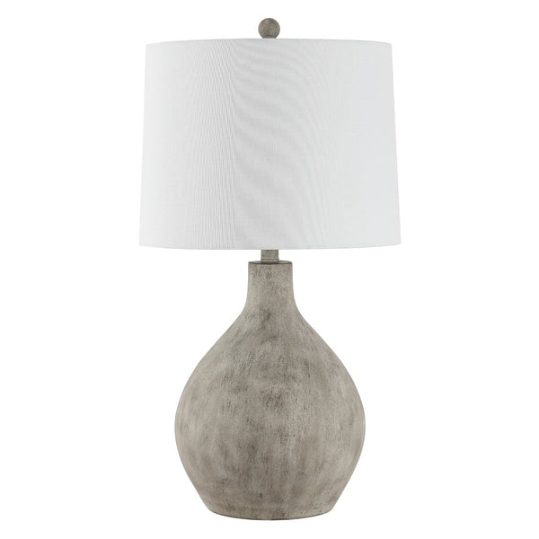 Safavieh TOLEN, 26.25-Inch Grey Resin Table Lamp - Modern Ambient Lighting for Stylish Living Spaces & Offices TBL4366A