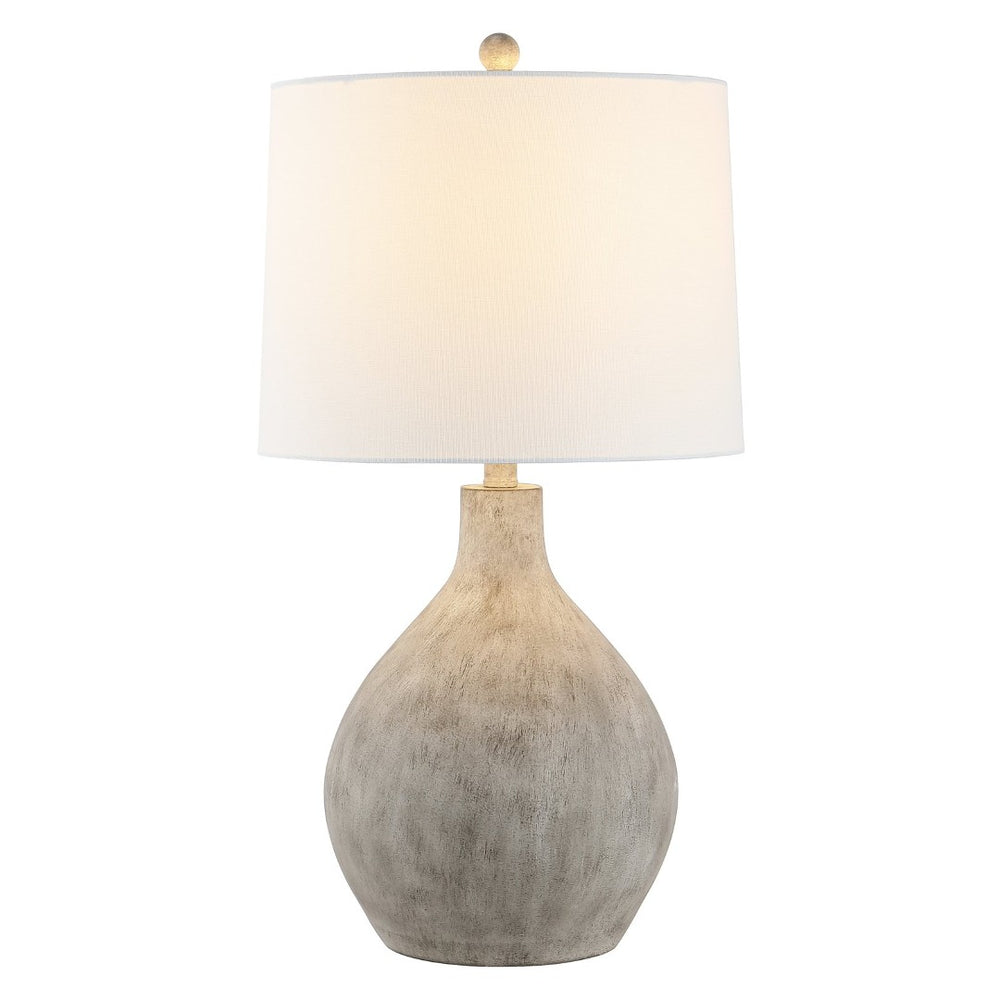 Safavieh TOLEN, 26.25-Inch Grey Resin Table Lamp - Modern Ambient Lighting for Stylish Living Spaces & Offices TBL4366A