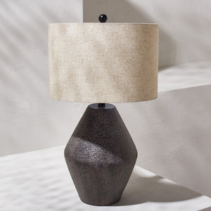 Safavieh ERSTA, 26.5-Inch Brown Resin Table Lamp - Stylish Accent Lighting for Modern & Traditional Spaces TBL4367A