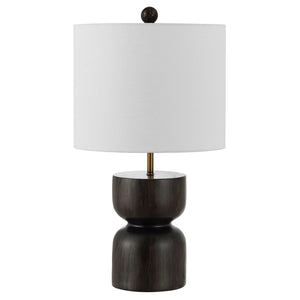 Safavieh LASTRA, 20.5 Inch Dark Brown Resin Table Lamp – Stylish Accent for Cozy Living Rooms & Bedrooms TBL4381A