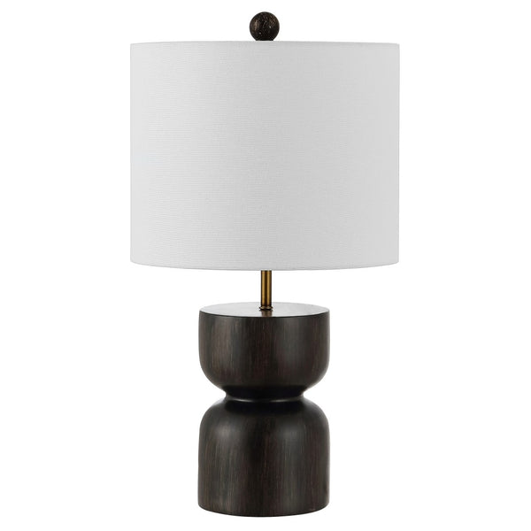 Safavieh LASTRA, 20.5 Inch Dark Brown Resin Table Lamp – Stylish Accent for Cozy Living Rooms & Bedrooms TBL4381A