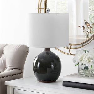 Safavieh WILA, Elegant 23-Inch Brown Ceramic Table Lamp for Timeless Style & Warm Ambient Lighting Decor TBL4387A
