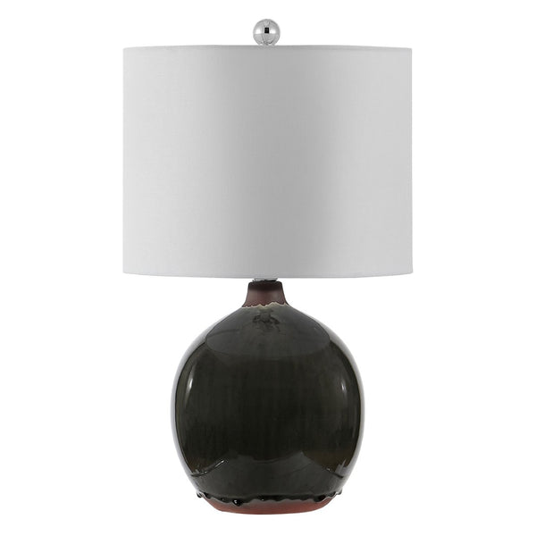 Safavieh WILA, Elegant 23-Inch Brown Ceramic Table Lamp for Timeless Style & Warm Ambient Lighting Decor TBL4387A