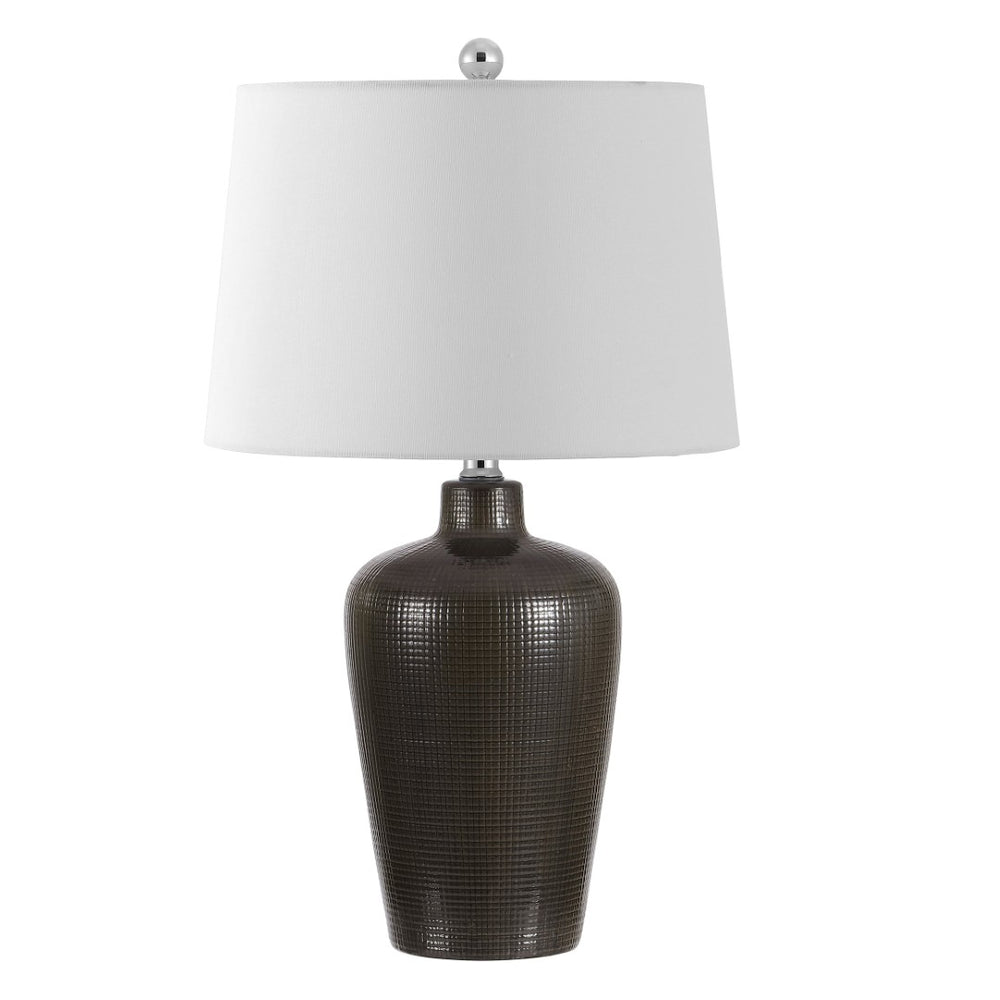 Safavieh ALRIA, 25.5 Inch Brown Ceramic Table Lamp - Elegant Design for Living Room, Bedroom & Office Decor TBL4390A